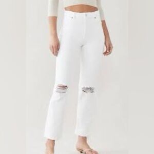 Rollas Original Straight Jeans - Layla White like new